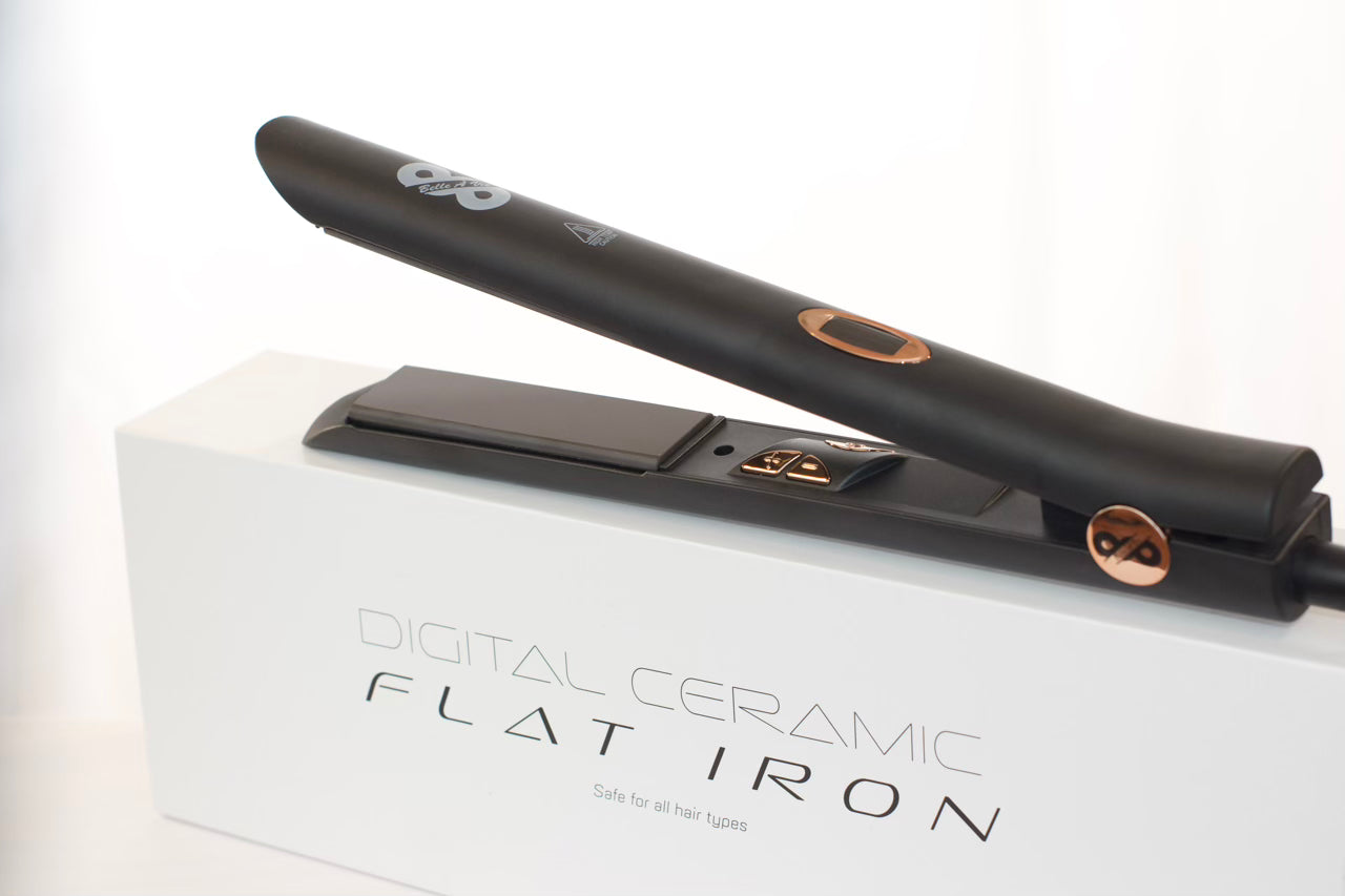Professional Ceramic Hair Straightener (Black)