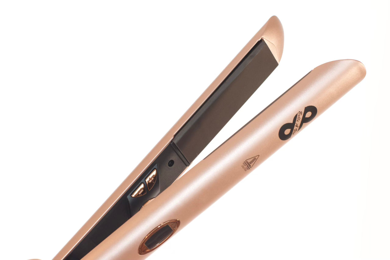 Professional Ceramic Hair Straightener (Rose Gold)